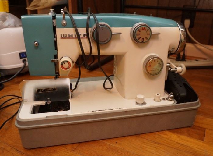 White sewing machine
