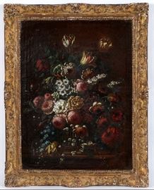18th C. Dutch Old Master Floral Still Life 