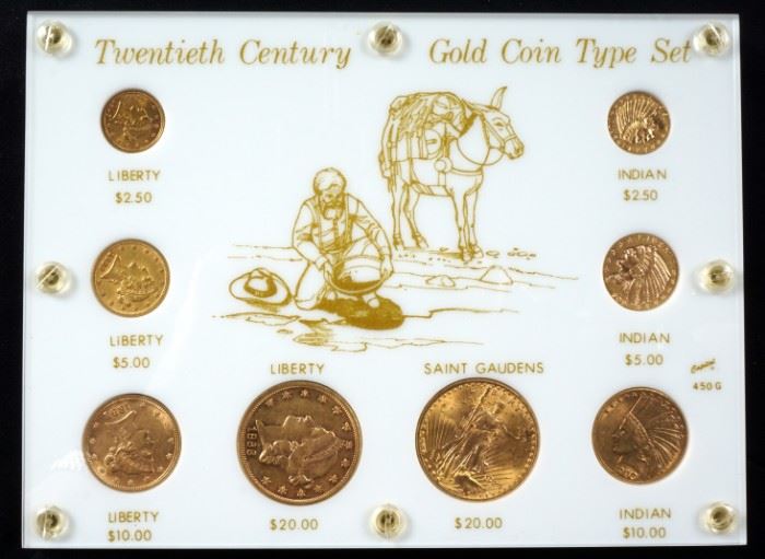 Twentieth Century U.S. Gold Coin Type Set 