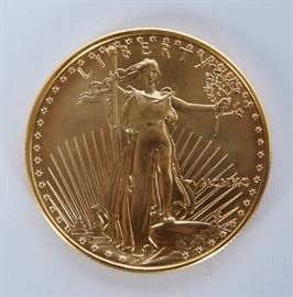 1990 U.S. Gold $50 Eagle Coin 