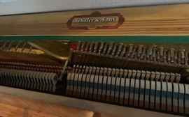 Schafer and Sons Model 105 Upright Piano Dimensions: (HxWxD in) 41x58x24in
