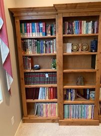 Solid Wood 3-Piece Book Shelf Dimensions: (HxWxD in) 88x93x15in