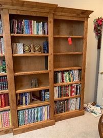 Solid Wood 3-Piece Book Shelf Dimensions: (HxWxD in) 88x93x15in