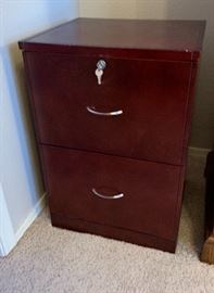 Cherry File Cabinet Dimensions: (HxWxD in) 27x19x16.5in