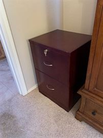 Cherry File Cabinet Dimensions: (HxWxD in) 27x19x16.5in