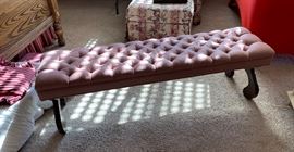 Tufted Bedroom Bench Dimensions: (HxWxD in) 17X60X16in