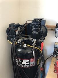 Campbell Hausfeld 6HP 60 Gallon Air Compressor Dimensions: (HxWxD in) 66X24X24