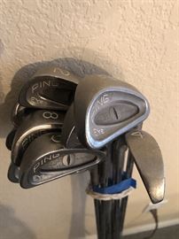 Ping Eye 2-PW Iron Set Black Dot Original 