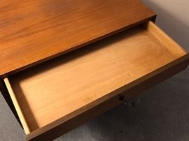 1 Kipp Stewart Mid Century Modern for Calvin Furniture Co. Walnut Nightstand Dimensions: (HxWxD in)	20x24x15in
