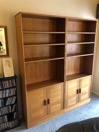 Copenhagen Bookshelf/Cabinet 2 available Dimensions: (HxWxD in)	73x31x12in
