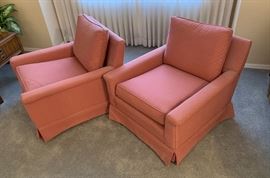 1970s Vintage  Arm Chairs, two available 