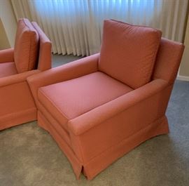 1970s Vintage  Arm Chairs, two available 