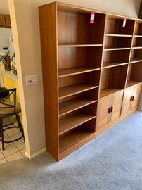 Teak Wood Book Shelf 73x31x11.5in