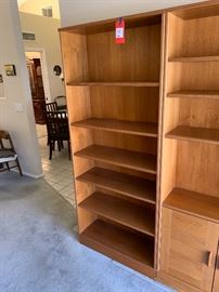 Teak Wood Book Shelf 73x31x11.5in