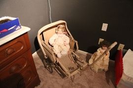 Many Antique German/French Dolls