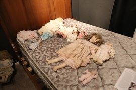 Many Antique German/French Dolls