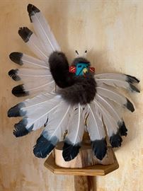 24in Lyndell B Navajo Eagle Kachina 24in H