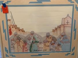 *Signed* Amado Manilio Pena Framed Print	31x27in	