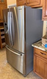 Samsung 25.5 cu. Ft. French Door Refrigerator RF267ABRS Stainless Steel 70x36x35in HxWxD