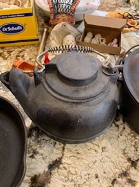 Cast Iron Tea Kettle