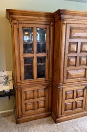 MaVatis 3 Piece Rustic Entertainment Cabinet 80x116x29in HxWxD