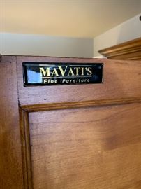 MaVatis 3 Piece Rustic Entertainment Cabinet 80x116x29in HxWxD