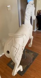 *Original* Antique Marcus Charles Illions Carousel Horse Hand Carved Wood