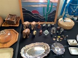 Stained glass Saguaro/Sunset Panel	23x22in	