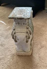 Antique Elephant Plant Stand AS-IS