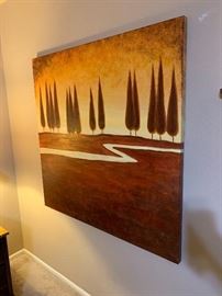 Trees/Stream Decor Painting 48x48