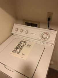 Whirlpool Ultimate care II washer super plus capacity
