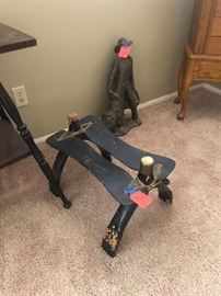 Antique Camel saddle stool