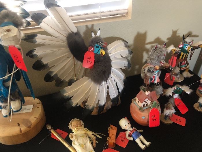 24in Lyndell B Navajo Eagle Kachina 24in H