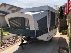 1999 Coleman Taos Fleetwood pop up camper	CLEAN/CLEAR TITLE