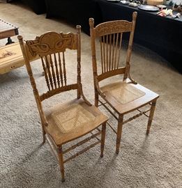 ▪ Antique Oak/Cane Chair #1
▪ Antique Oak/Cane Chair #2