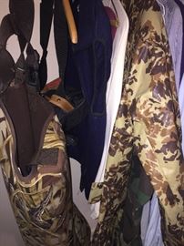 Hunting clothes and we have hunting gear that I have not photographed