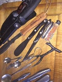Great hunting knives, pocket knives and Cutco knives