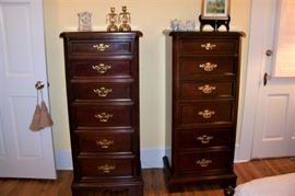 Pair lingerie chests, priced separately