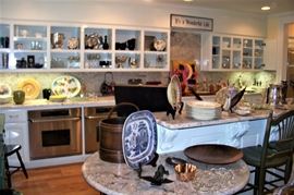 View of the kitchen area