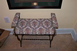 Another metal base bench