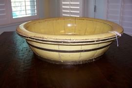 Large wooden bowl