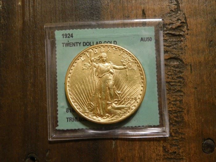 1924 Saint Gaudens Double Eagle(Twenty Dollar U.S. Gold)