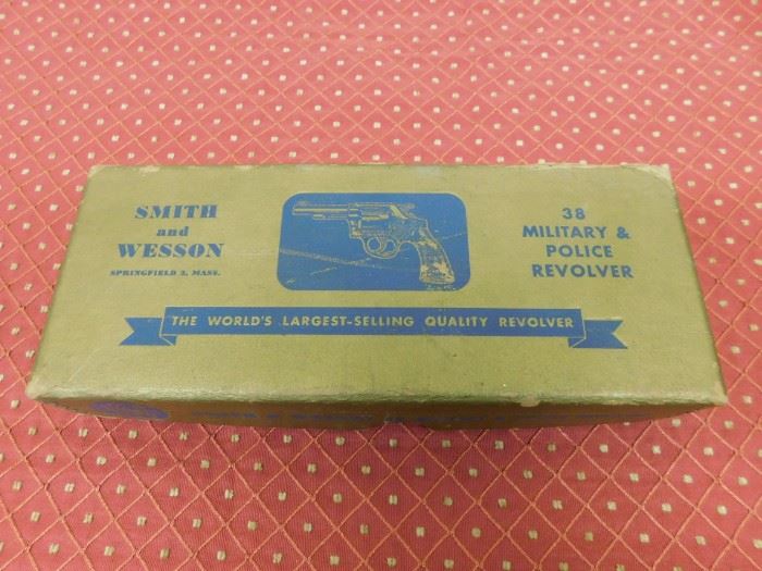 Old Empty Smith and Wesson 32 Military & Police Pistol Box