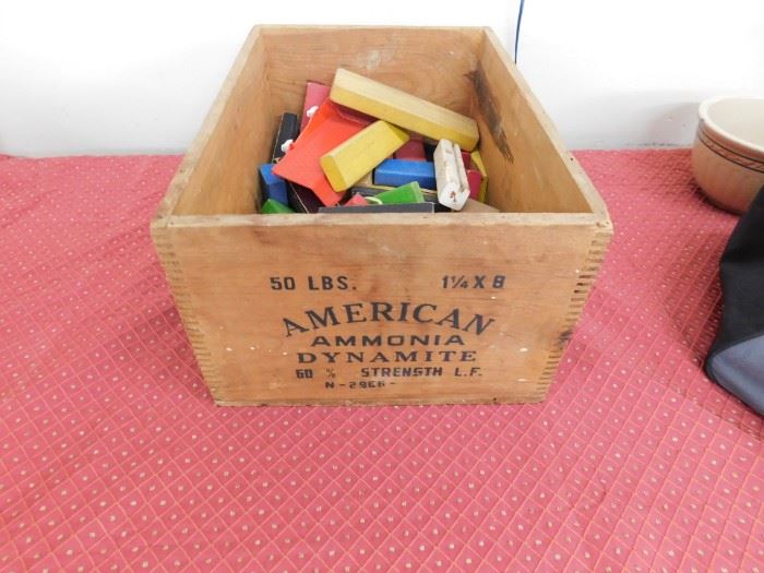 Old Dovetailed Dynamite Box