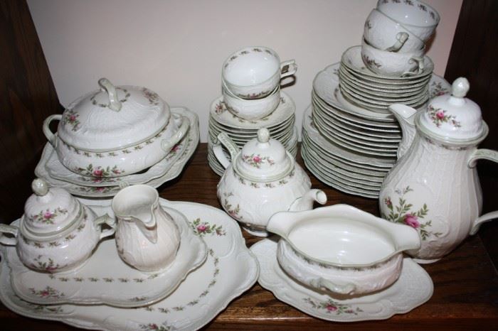 Rare set of 58 pieces Rosenthal Sanssouci China. Set has Coffee Pot and Tea Pot!