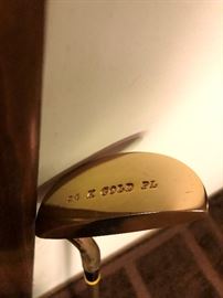 Cadillac Commerative 24kt Gold Plated Putter