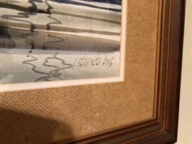 Original Watercolor by Irving Shapiro