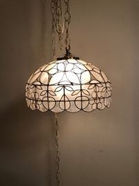 Capiz Shell Hanging Lamp