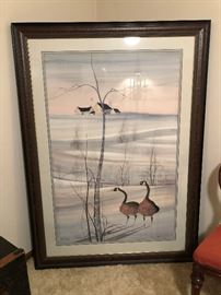 "Winter Harmony" by P Buckley Moss 5' x 3'