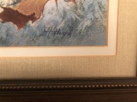 Original Pastel by Nebraska Artist Jack Hetterich